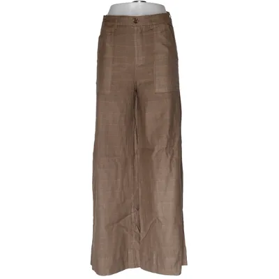 Bukser (Brun) fra Ganni Polyester, Silke, Uld