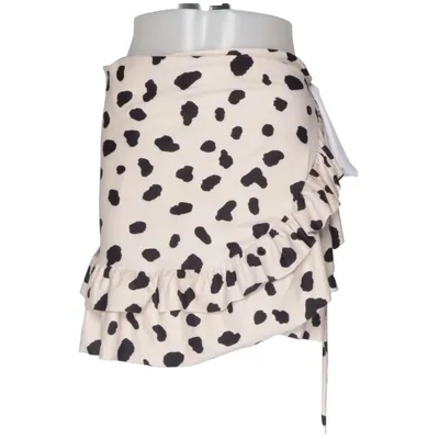 Wrap skirt (Beige, Black) from Mixed Grill Elastane, Polyamide
