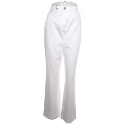 Pants (White) from Apriori Cotton, Elastane