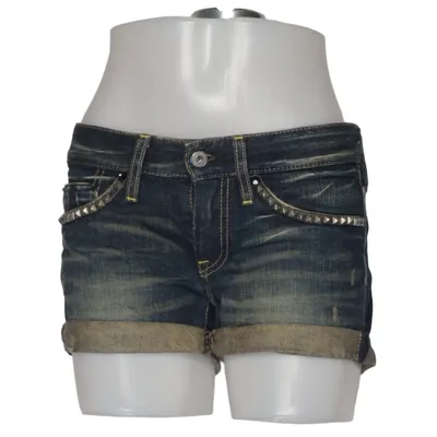 Jeans Shorts (Blau) von Racer Baumwolle