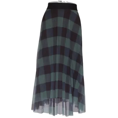 Skirt (Green, Black) from Mango