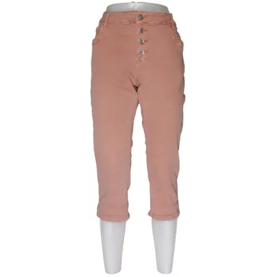 Pantacourt (Rose) de Laulia Denim Makers Coton, Élasthane
