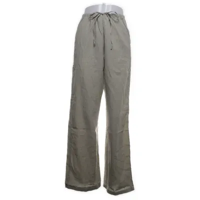 Pantalon (Vert) de Gina Tricot Coton, Lin