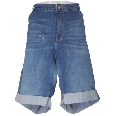 Jeansshorts (Blå) från &Denim by H&M Bomull, Elastan, Polyester