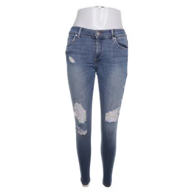 Spijkerbroek (Blauw) van Never Denim Katoen, Elastaan, Polyester