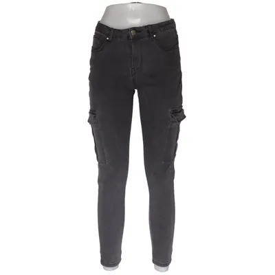 Cargo pants (Gray) from Nina Carter Cotton, Elastane, Polyester