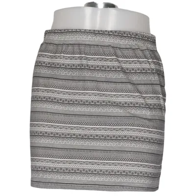 Jupe (Gris, Blanc) de Takko Fashion Coton, Élasthane