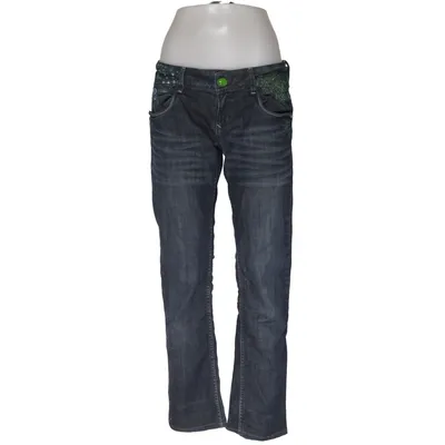 Jeans (Sort, Grøn) fra Desigual Bomuld, Elastan, Polyester