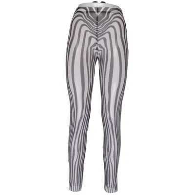 Legging (Noir, Blanc) de Do My Self Élasthane, Polyester