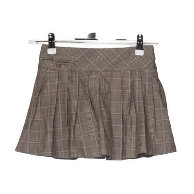 Kjol (Brun, Beige) från Zara Polyester, Viskos