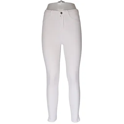 Jeans (White) from Zara Trafaluc Denim Collection Cotton, Elastane, Polyester