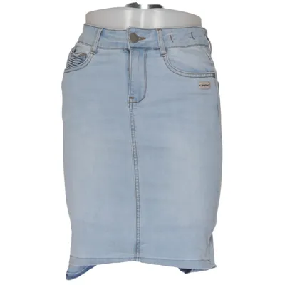 Spijkerrok (Blauw) van Gang Katoen, Elastaan