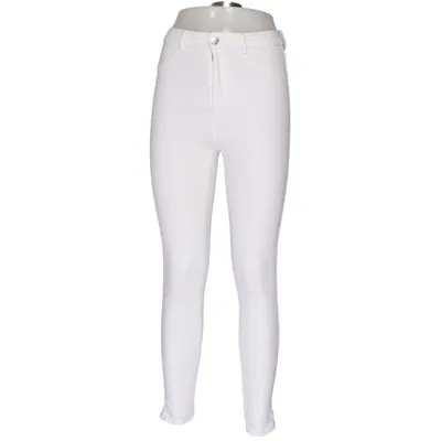 Jeans (White) from Zara Trafaluc Denim Collection Cotton, Elastane, Polyester