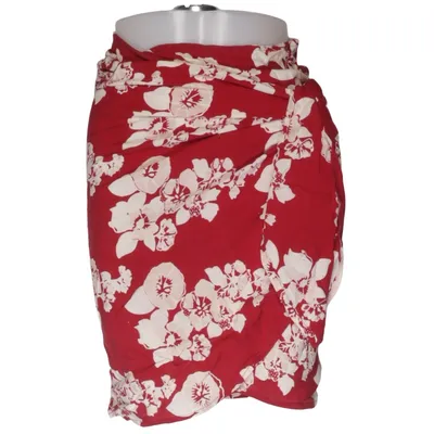 Jupe portefeuille (Rouge, Blanc) de Antik Batik