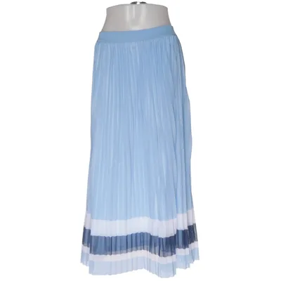 Maxi skirt (Blue, White, Multicolored) from Jean Pascale Elastane, Polyester