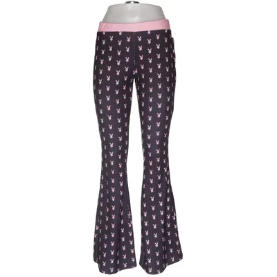 Pyjamasbyxor (Svart, Rosa) från Playboy x Missguided Elastan, Polyester