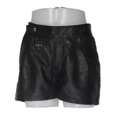 Lædershorts (Sort) fra Nü by Staff-Woman Læder, Polyester