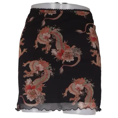 Rok (Zwart, Meerkleurig) van Urban Outfitters Elastaan, Polyester