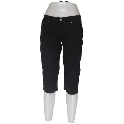 Three-quarter pants (Black) from Miss Natalie Cotton, Elastane