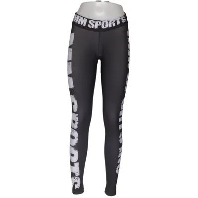 Collants de sport (Noir, Blanc) de MM Sports Élasthane, Polyester