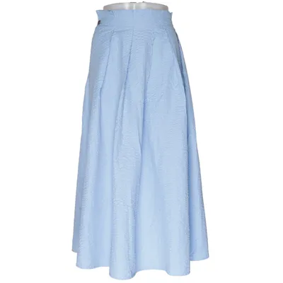 Kjol (Blå) från Lindex Bomull, Polyester