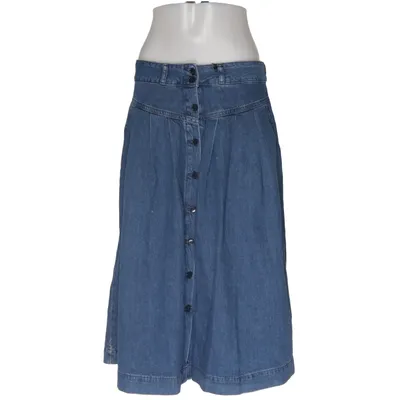 Jeanskjol (Blå) från Maison 123 Bomull, Polyester