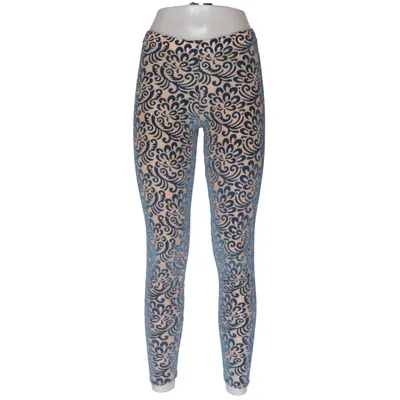 Sports tights (Blue, Beige) from Blackmilk Elastane, Polyamide, Polyester