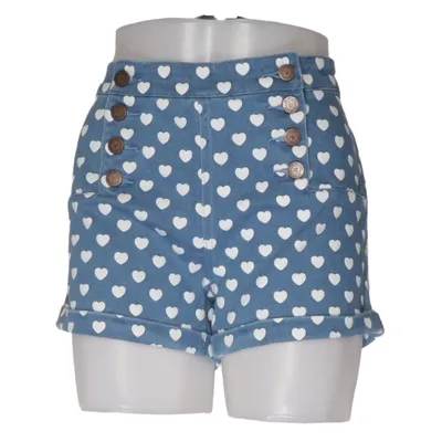 Short en jean (Heart Awake) de Aiki Keylook Coton, Élasthane, Polyester