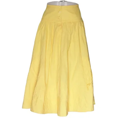 Skirt (Yellow) from Lutz Teutloff Acetate, Cotton
