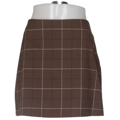 Skirt (Brown) from Monki Polyester, Viscose, Elastane