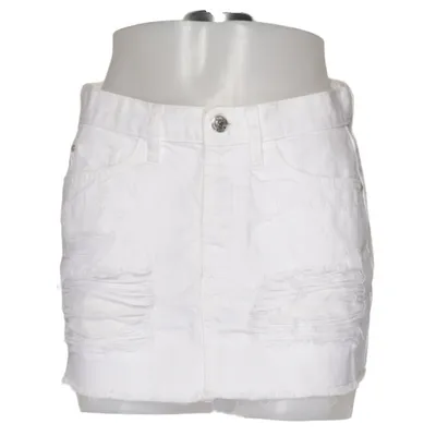 Denim skirt (White) from Mango Denim & Tees Cotton