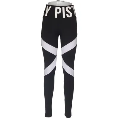 Collants de sport (Noir, Blanc) de Elly Pistol Élasthane, Polyester