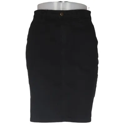 Jeanskjol (Svart) från American Apparel Bomull, Elastan