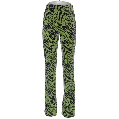 Byxor (Grön, Lila) från Zara Elastan, Polyester
