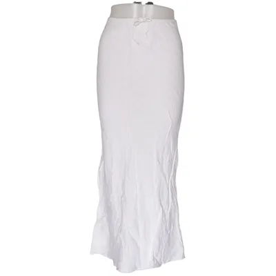 Jupe longue (Blanc) de Subdued Lin, Viscose
