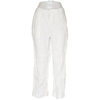 Bukser (Hvid, Sort) fra Gina Tricot Linned