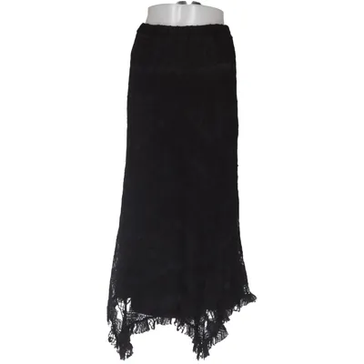 Långkjol (Svart) från Solitaire Bomull, Polyester