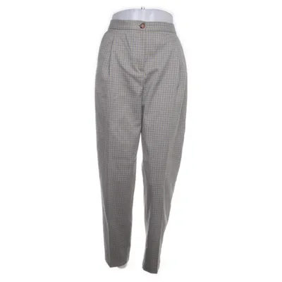 Suit pants (Beige, Multicolored) from Monki Viscose, Elastane, Polyester