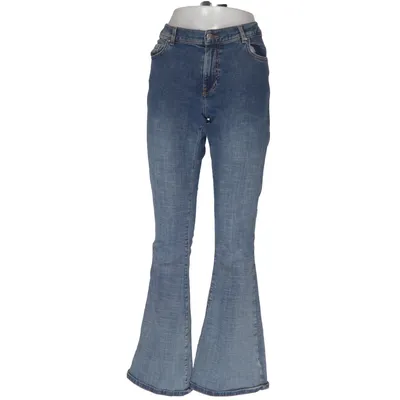 Jeans (Blå) fra Never Denim Bomuld, Elastan