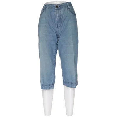 Trekvartsbyxor (Blå) från H & D Bomull, Polyester