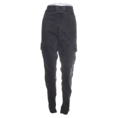 Cargo broek (Zwart) van Denim by Lindex Katoen, Elastaan