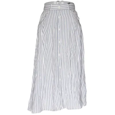 Skirt (Blue, White) from Juliette Casual Viscose