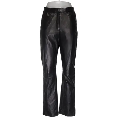 Leren broek (Zwart) van Goldstein Leer, Polyester