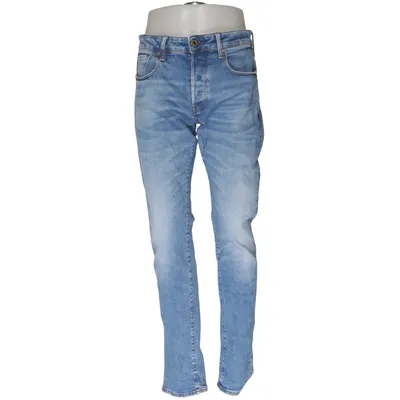 Spijkerbroek (Blauw) van G-Star Raw Katoen, Elastaan, Leer, Polyester