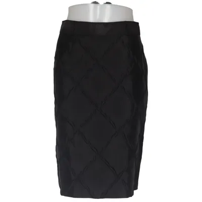 Skirt (Black) from Strenesse Gabriele Strehle Acetate, Cupro, Polyamide