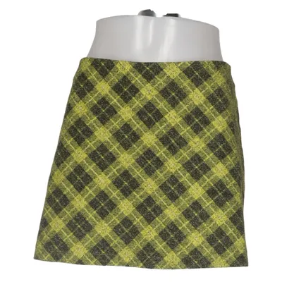 Skirt (Yellow, Black) from Zara Woman