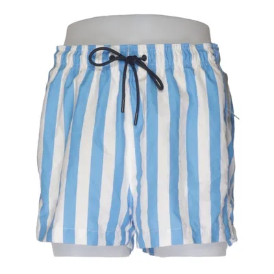 Swim shorts (Blue, White) from H&M Polyester