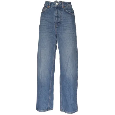 Jeans (Blå) fra Topshop Petite Bomuld, Polyester