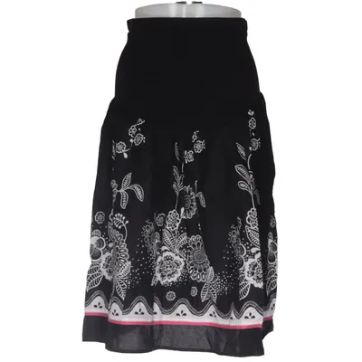 Ventenederdel (Sort, Hvid, Pink) fra Motherhood Maternity Bomuld, Elastan, Polyamid