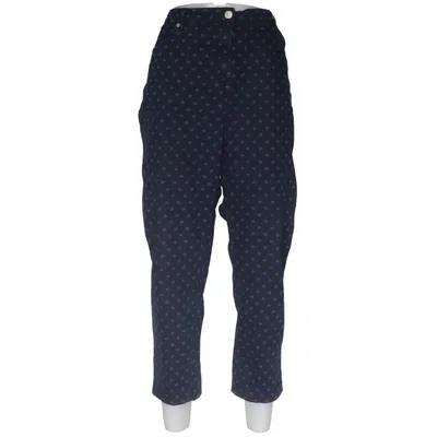 Pants (Blue) from Mia Moda Cotton, Elastane, Polyester